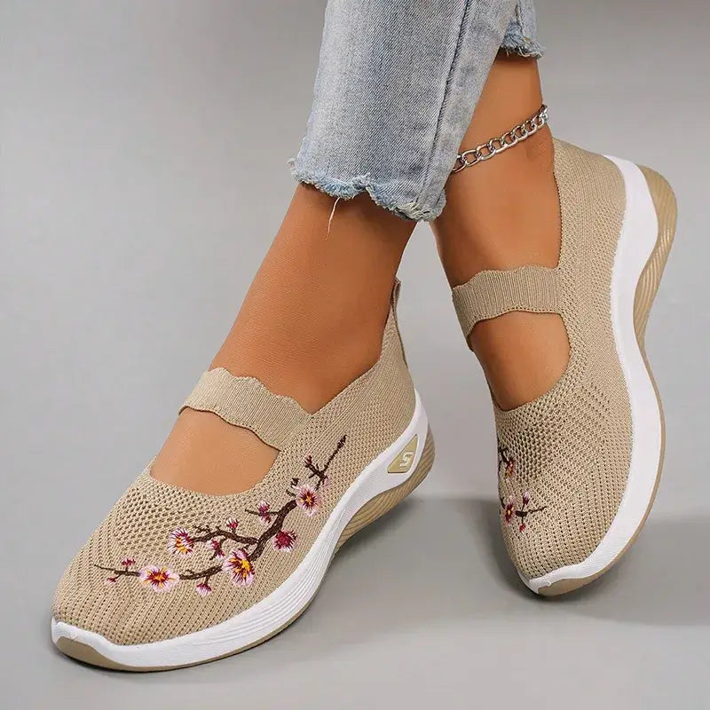 Women's Casual Breathable Slip On Orthopaedic Walking Shoes