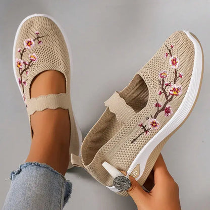 Women's Casual Breathable Slip On Orthopaedic Walking Shoes