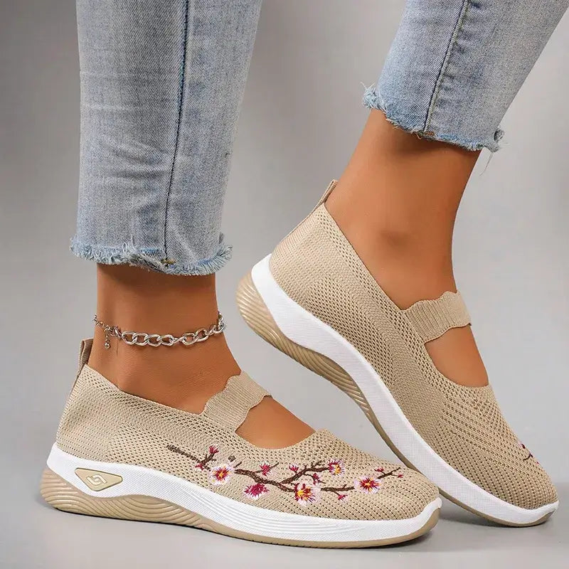 Women's Casual Breathable Slip On Orthopaedic Walking Shoes