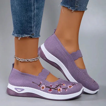 Women's Casual Breathable Slip On Orthopaedic Walking Shoes