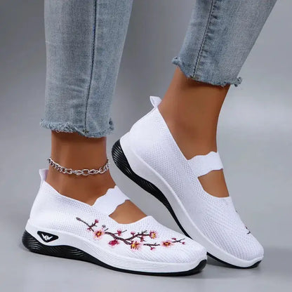 Women's Casual Breathable Slip On Orthopaedic Walking Shoes