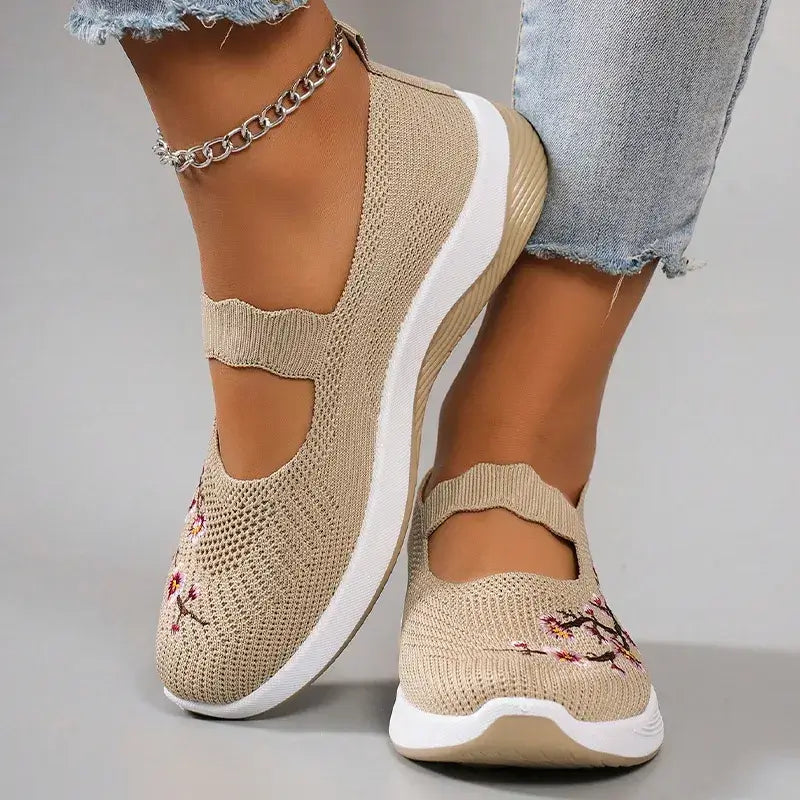 Women's Casual Breathable Slip On Orthopaedic Walking Shoes
